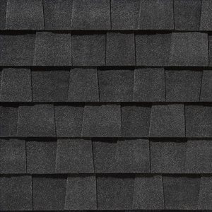 Moire Black shingle swatch
